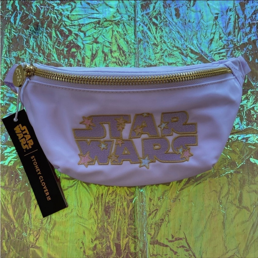🆕 Stoney Clover Lane x Star Wars Embroidered Rebel Alliance Lilac Fanny Pack